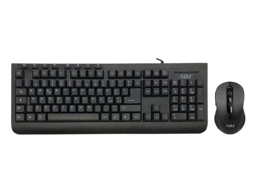 ADJ KT108 PURE EVO KIT TASTIERA + MOUSE USB 6 TASTI NERO
